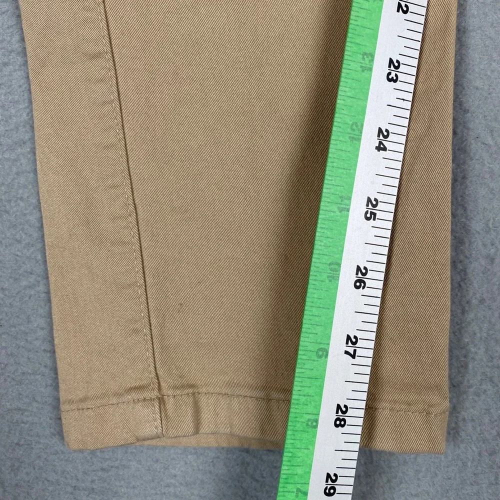 H&M Skinny Fit Drawstring Elastic Waist Cargo Pants Mens Medium Tan Khaki